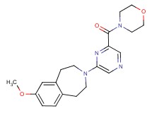 7-methoxy-3-[6-(morpholin-4-ylcarbonyl)pyrazin-2-yl]-2,3,4,5-tetrahydro-1H-3-benzazepine
