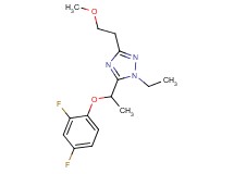5-[1-(2,4-difluorophenoxy)ethyl]-1-ethyl-3-(2-methoxyethyl)-1H-1,2,4-triazole
