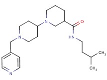 N-(3-methylbutyl)-1'-(4-pyridinylmethyl)-1,4'-bipiperidine-3-carboxamide