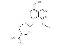 1-acetyl-4-[(4,8-dimethoxy-1-naphthyl)methyl]-1,4-diazepane