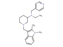 1-[(1,2-dimethyl-1H-indol-3-yl)methyl]-N-ethyl-N-(4-pyridinylmethyl)-3-piperidinamine
