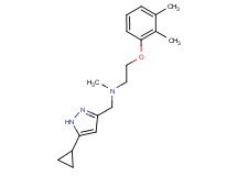 N-[(5-cyclopropyl-1H-pyrazol-3-yl)methyl]-2-(2,3-dimethylphenoxy)-N-methylethanamine