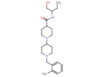 N-[1-(hydroxymethyl)propyl]-1'-(2-methylbenzyl)-1,4'-bipiperidine-4-carboxamide