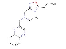 N-[(5-propyl-1,2,4-oxadiazol-3-yl)methyl]-N-(quinoxalin-2-ylmethyl)ethanamine
