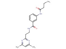 3-(butyrylamino)-N-[2-(4,6-dimethylpyrimidin-2-yl)ethyl]benzamide
