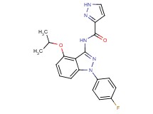 N-[1-(4-fluorophenyl)-4-isopropoxy-1H-indazol-3-yl]-1H-pyrazole-3-carboxamide