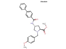 methyl (4R)-4-[(4-biphenylylcarbonyl)amino]-1-(4-methoxybenzyl)-L-prolinate