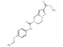 methyl 5-{[(4-ethoxyphenyl)amino]carbonyl}-4,5,6,7-tetrahydropyrazolo[1,5-a]pyrazine-2-carboxylate