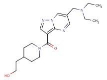 2-[1-({6-[(diethylamino)methyl]pyrazolo[1,5-a]pyrimidin-3-yl}carbonyl)piperidin-4-yl]ethanol