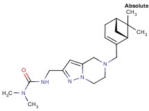 N'-[(5-{[(1R,5S)-6,6-dimethylbicyclo[3.1.1]hept-2-en-2-yl]methyl}-4,5,6,7-tetrahydropyrazolo[1,5-a]pyrazin-2-yl)methyl]-N,N-dimethylurea
