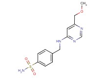 4-({[6-(methoxymethyl)pyrimidin-4-yl]amino}methyl)benzenesulfonamide