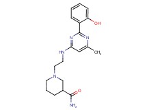 1-(2-{[2-(2-hydroxyphenyl)-6-methylpyrimidin-4-yl]amino}ethyl)piperidine-3-carboxamide