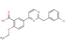 5-[2-(3-chlorobenzyl)pyrimidin-4-yl]-2-ethoxybenzoic acid