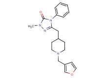 5-{[1-(3-furylmethyl)piperidin-4-yl]methyl}-2-methyl-4-phenyl-2,4-dihydro-3H-1,2,4-triazol-3-one