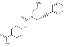 1-{2-oxo-2-[(3-phenylprop-2-yn-1-yl)(propyl)amino]ethyl}piperidine-4-carboxamide