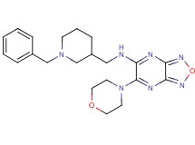 N-[(1-benzyl-3-piperidinyl)methyl]-6-(4-morpholinyl)[1,2,5]oxadiazolo[3,4-b]pyrazin-5-amine
