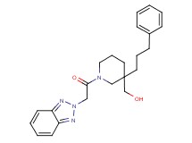 [1-(2H-1,2,3-benzotriazol-2-ylacetyl)-3-(3-phenylpropyl)-3-piperidinyl]methanol