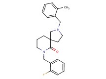 7-(2-fluorobenzyl)-2-(2-methylbenzyl)-2,7-diazaspiro[4.5]decan-6-one