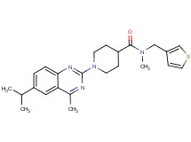 1-(6-isopropyl-4-methyl-2-quinazolinyl)-N-methyl-N-(3-thienylmethyl)-4-piperidinecarboxamide