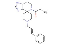 1'-[(2E)-3-phenylprop-2-en-1-yl]-5-propionyl-1,5,6,7-tetrahydrospiro[imidazo[4,5-c]pyridine-4,4'-piperidine]