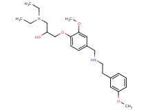 1-(diethylamino)-3-[2-methoxy-4-({[2-(3-methoxyphenyl)ethyl]amino}methyl)phenoxy]-2-propanol