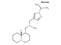1-(1-isopropyl-1H-pyrazol-4-yl)-N-methyl-N-[(1S,9aR)-octahydro-2H-quinolizin-1-ylmethyl]methanamine