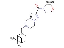 5-{[(1R,5S)-6,6-dimethylbicyclo[3.1.1]hept-2-en-2-yl]methyl}-2-(morpholin-4-ylcarbonyl)-4,5,6,7-tetrahydropyrazolo[1,5-a]pyrazine