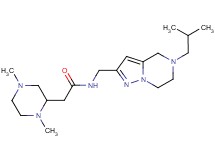 2-(1,4-dimethylpiperazin-2-yl)-N-[(5-isobutyl-4,5,6,7-tetrahydropyrazolo[1,5-a]pyrazin-2-yl)methyl]acetamide