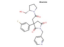 3-(3-fluorophenyl)-3-{2-[(2S)-2-(hydroxymethyl)-1-pyrrolidinyl]-2-oxoethyl}-1-(3-pyridinylmethyl)-2,5-pyrrolidinedione