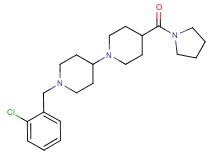 1'-(2-chlorobenzyl)-4-(1-pyrrolidinylcarbonyl)-1,4'-bipiperidine