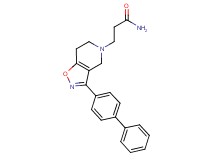 3-(3-biphenyl-4-yl-6,7-dihydroisoxazolo[4,5-c]pyridin-5(4H)-yl)propanamide