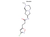3-(3-chloroisoxazol-5-yl)-N-[(7S,8aS)-2-methyloctahydropyrrolo[1,2-a]pyrazin-7-yl]propanamide