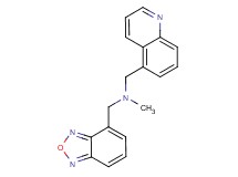 (2,1,3-benzoxadiazol-4-ylmethyl)methyl(5-quinolinylmethyl)amine
