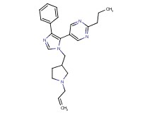 5-{1-[(1-allylpyrrolidin-3-yl)methyl]-4-phenyl-1H-imidazol-5-yl}-2-propylpyrimidine