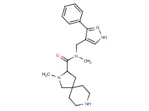 N,2-dimethyl-N-[(3-phenyl-1H-pyrazol-4-yl)methyl]-2,8-diazaspiro[4.5]decane-3-carboxamide dihydrochloride