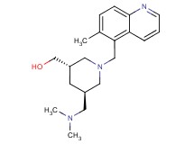 {(3S*,5R*)-5-[(dimethylamino)methyl]-1-[(6-methylquinolin-5-yl)methyl]piperidin-3-yl}methanol