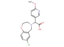 (7-chloro-2,3-dihydro-1,4-benzoxazepin-4(5H)-yl)(6-methoxypyridin-3-yl)acetic acid