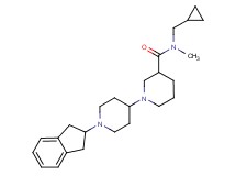 N-(cyclopropylmethyl)-1'-(2,3-dihydro-1H-inden-2-yl)-N-methyl-1,4'-bipiperidine-3-carboxamide