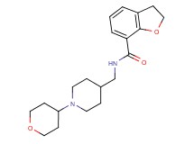 N-{[1-(tetrahydro-2H-pyran-4-yl)piperidin-4-yl]methyl}-2,3-dihydro-1-benzofuran-7-carboxamide