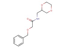 2-(benzyloxy)-N-(1,4-dioxan-2-ylmethyl)acetamide