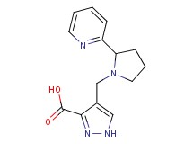 4-[(2-pyridin-2-ylpyrrolidin-1-yl)methyl]-1H-pyrazole-3-carboxylic acid
