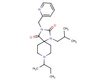 8-sec-butyl-1-isobutyl-3-(2-pyridinylmethyl)-1,3,8-triazaspiro[4.5]decane-2,4-dione