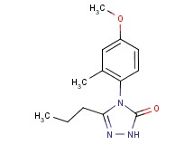 4-(4-methoxy-2-methylphenyl)-5-propyl-2,4-dihydro-3H-1,2,4-triazol-3-one