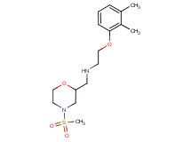 2-(2,3-dimethylphenoxy)-N-{[4-(methylsulfonyl)morpholin-2-yl]methyl}ethanamine