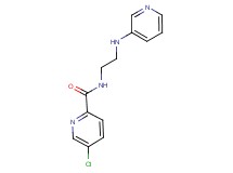 5-chloro-N-[2-(pyridin-3-ylamino)ethyl]pyridine-2-carboxamide