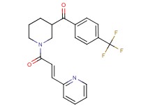 {1-[(2E)-3-(2-pyridinyl)-2-propenoyl]-3-piperidinyl}[4-(trifluoromethyl)phenyl]methanone