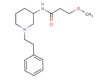 3-methoxy-N-[1-(2-phenylethyl)-3-piperidinyl]propanamide