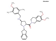 (3S,5S)-1-(2,3-dihydro-1H-inden-2-yl)-5-[(6,7-dimethoxy-3,4-dihydro-2(1H)-isoquinolinyl)carbonyl]-N-(4-methoxy-2,5-dimethylbenzyl)-3-pyrrolidinamine
