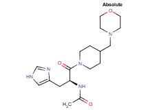 N-{(1S)-1-(1H-imidazol-4-ylmethyl)-2-[4-(4-morpholinylmethyl)-1-piperidinyl]-2-oxoethyl}acetamide