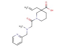3-allyl-1-[N-methyl-N-(pyridin-2-ylmethyl)glycyl]piperidine-3-carboxylic acid